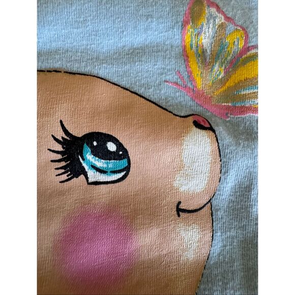 Girls 5-6 year bundle of 4  t-shirt cotton short sleeve solid white tye dye  bun - Picture 3 of 12